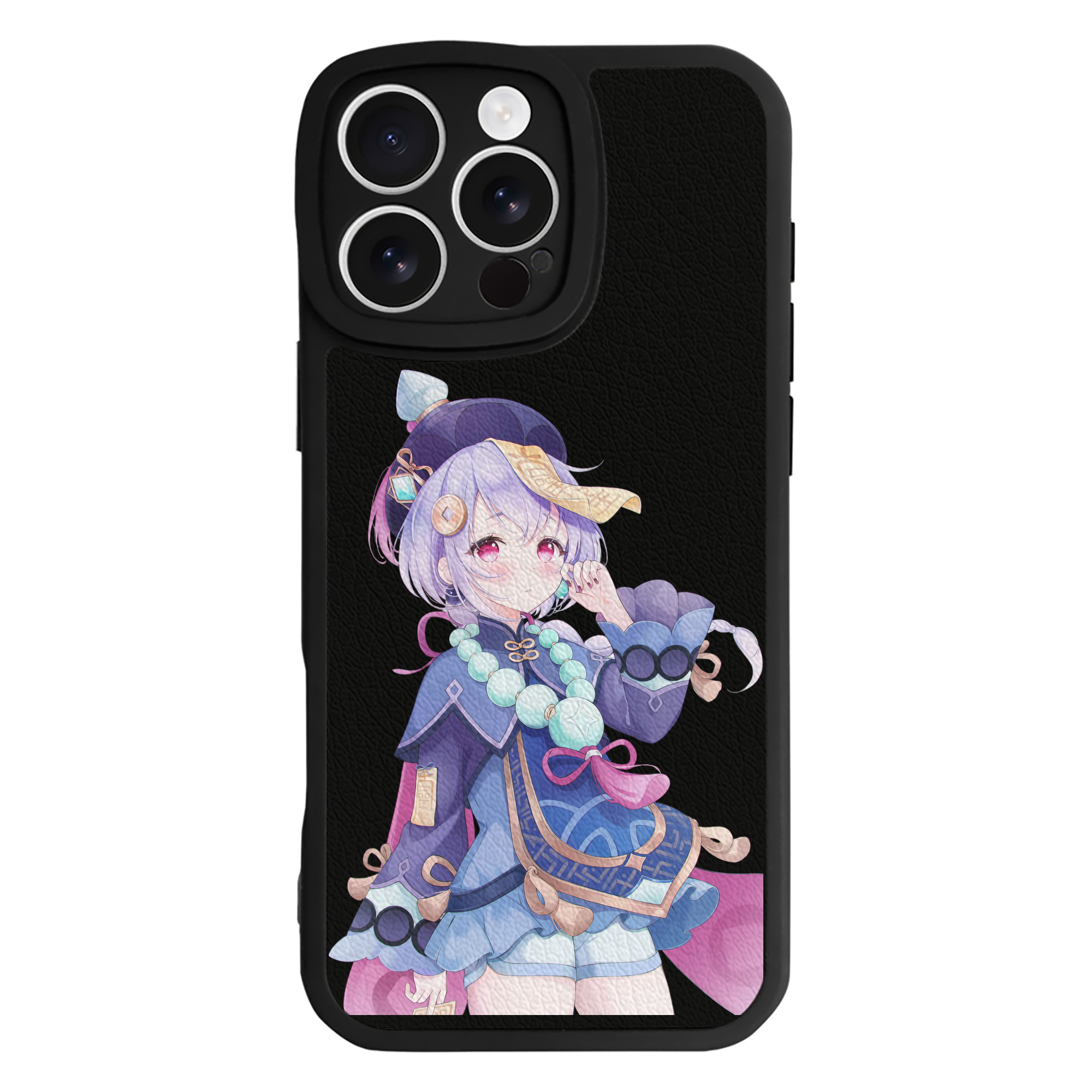げんし神 七七 なな  genshin Nana 【iPhone 16シリーズ対応】シリコンスマホケース（レザー調） 材質：シリコン